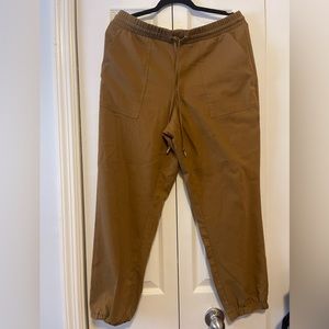 Nine West Brown Drawstring Pants, Size L